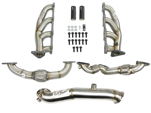 aFe Twisted Steel Headers Up-Pipes & Down-Pipe 11-15 GM Diesel Trucks V8-6.6L (td) LML aFe