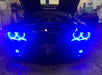 Oracle 15-21 Dodge Challenger Waterproof LED Fog Light Halo Kit - ColorSHIFT SEE WARRANTY ORACLE Lighting