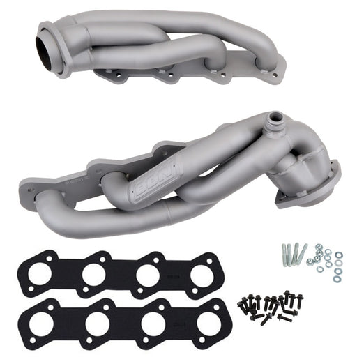 BBK 99-03 Ford F Series Truck 5.4 Shorty Tuned Length Exhaust Headers - 1-5/8 Titanium Ceramic BBK