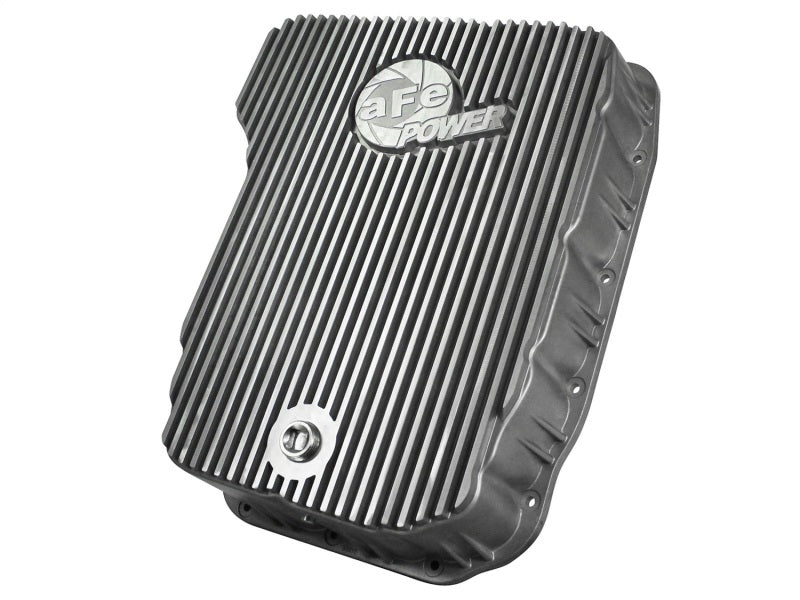 Transmission Pan Cover (Raw); Dodge Diesel Trucks 07.5-12 L6-6.7L (td) aFe