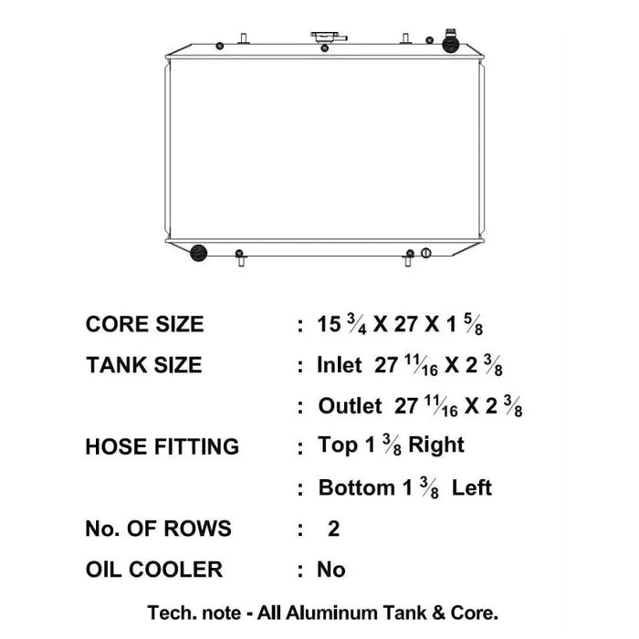 CSF 90-97 Nissan 300ZX Radiator CSF