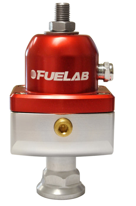 Fuelab 575 Carb Adjustable Mini FPR Blocking 1-3 PSI (1) -6AN In (2) -6AN Out - Red Fuelab