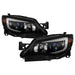 xTune Subaru Impreza WRX Halogen Only 08-14 Projector Headlights Black Smoked PRO-JH-SI08-LBDRL-BSM