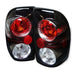 Spyder Dodge Dakota 97-04 Euro Style Tail Lights Black ALT-YD-DDAK97-BK