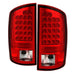 Spyder Dodge Ram 02-06 1500/Ram 2500/3500 03-06 LED Tail Light Red Clear ALT-YD-DRAM02-LED-RC