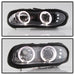 Spyder Chevy Camaro 98-02 Projector Headlights LED Halo LED Blk - Low H1 PRO-YD-CCAM98-HL-BK