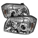 Spyder Dodge Magnum 05-07 Projector Headlights LED Halo LED Chrm (Not Included) PRO-YD-DMAG05-LED-C