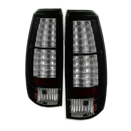 Spyder Chevy Avalanche 07-13 LED Tail Lights Black ALT-YD-CAV07-LED-BK