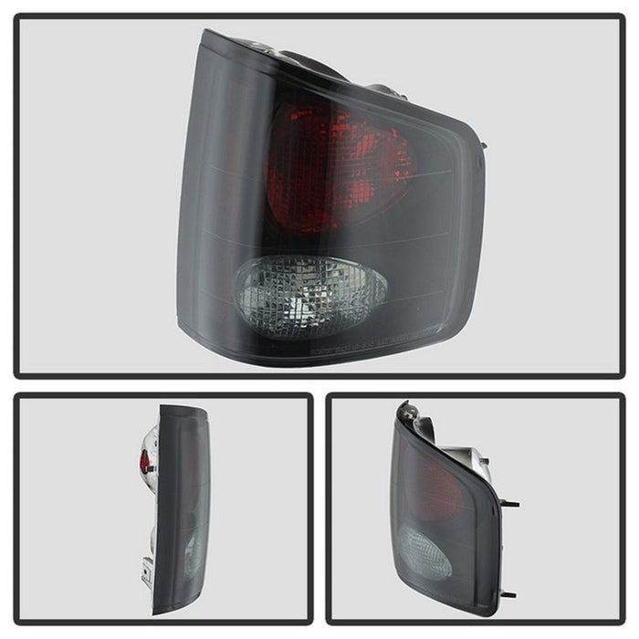 Spyder Chevy S10 94-04/Isuzu Hombre 96-00 Euro Tail Lights Blk Smke ALT-YD-CS1094-BSM