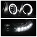 Spyder Chevy Suburban 1500 07-14 Projector Headlights LED Halo LED Blk Smke PRO-YD-CSUB07-HL-BSM