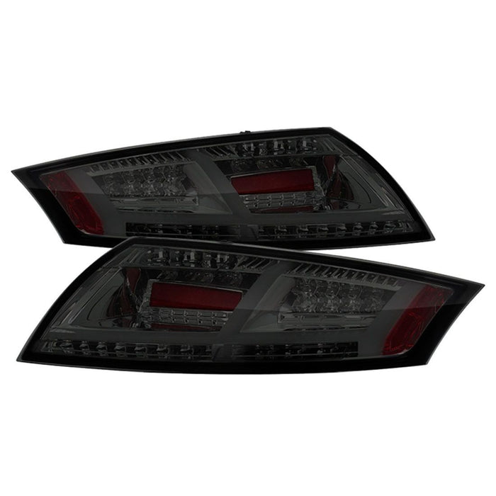 Spyder Audi TT 07-12 LED Tail Lights Smoke ALT-YD-ATT07-LED-SM