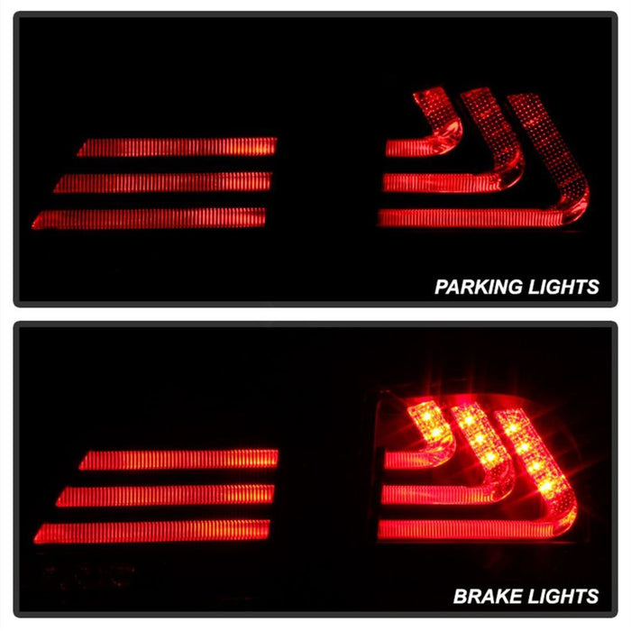 Spyder 07-11 Lexus GS 350 LED Tail Lights Black ALT-YD-LGS06-LED-BK