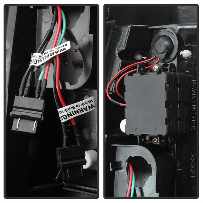 Spyder 03-06  Chevy Silverado (Does Not Fit Stepside) Version 2 LED Tail Lights - Black Smoke