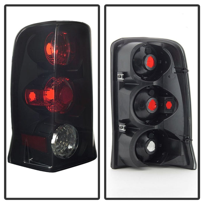 Spyder Cadillac Escalade 02-06 Euro Tail Lights Black Smoke ALT-YD-CE02-BSM