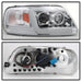 Spyder 97-03 Ford F-150 (After 6/1997) V2 Proj Headlights DRL LED - Chrm (PRO-YD-FF15097V2-LB-C)