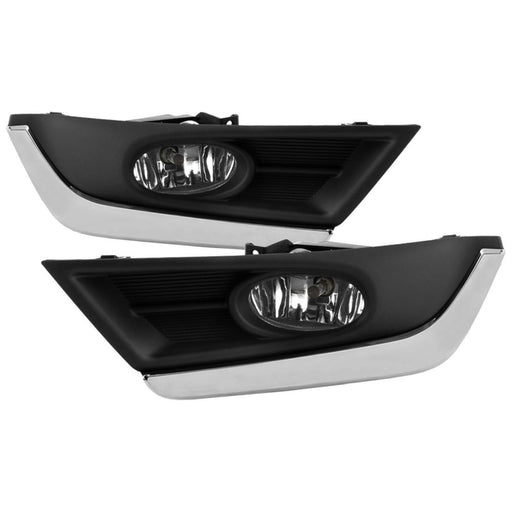 Spyder 17-18 Honda CRV OEM Chrome Trim Fog Lights w/Switch & Cover - Clear (FL-HCRV2017-C)