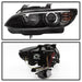 Spyder 08-10 BMW F92 3 Series Projector Headlights - LED DRL - Black (PRO-YD-BMWE9208-DRL-BK)