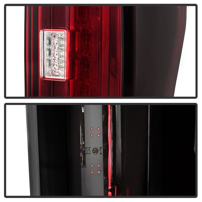 Spyder 17-18 Ford F-250 SD (w/Blind Spot Sens) LED Only Tail Lights - Red Clr (ALT-YD-FS17BS-LED-RC)