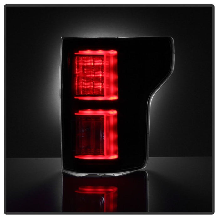 Spyder 18-19 Ford F-150 (w/o Blind Spot Sensor) LED Tail Lights - Black (ALT-YD-FF15018-LED-BK)