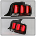 Spyder 05-09 Ford Mustang (Red Light Bar) LED Tail Lights - Black ALT-YD-FM05V3-RBLED-BK