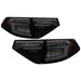 Spyder 08-14 Subara Impreza WRX Hatchback LED Tail Lights Seq Signal Blk Smoke ALT-YD-SI085D-SEQ-BSM