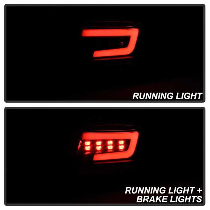 Spyder 08-11 Subaru Impreza WRX 4DR LED Tail Lights - Black ALT-YD-SI084D-LED-BK