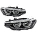 Spyder BMW F30 3 Series 4Dr LED Projector Headlights Chrome PRO-JH-BF3012H-4D-LED-C