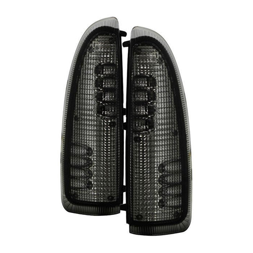 xTune Ford Superduty F250-F650 03-07 Amber LED Mirror Signal Lens - Smoke ACC-LED-FDSD99-MR-SM