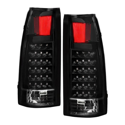 Xtune Yukon Denali 99-00 LED Tail Lights Black ALT-JH-CCK88-LED-BK