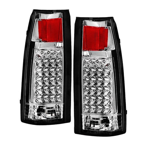 Xtune Yukon Denali 99-00 LED Tail Lights Chrome ALT-JH-CCK88-LED-C