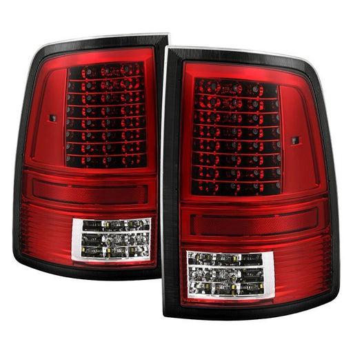 xTune Dodge Ram 1500 09-14 Incandescent Model Only LED Tail Lights - Red Clear ALT-JH-DR09-LED-CS-RC