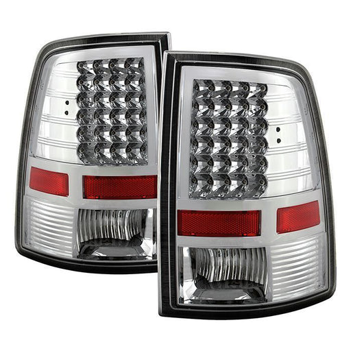 Xtune Dodge Ram 1500 09-14 LED Tail Lights Incandescent Model Only Chrome ALT-JH-DR09-LED-C