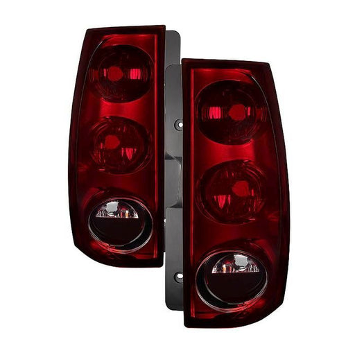 Xtune GMC Yukon Xl 1500/2500 2007-2012 OEM Style Tail Lights Red Smoked ALT-JH-GYXL07-OE-RSM