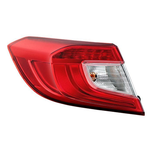 xTune Honda Accord 18-20 Red Clear Driver Side LED Tail Lights - OE Outer Left ALT-JH-HA18-OE-OL