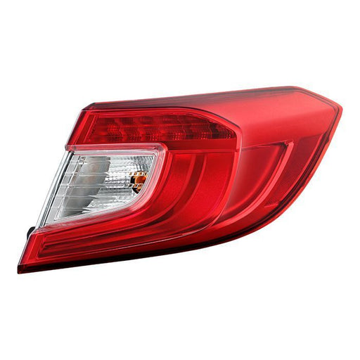 xTune Honda Accord 18-20 Red Clear Passenger Side LED Tail Lights - OE Outer Right ALT-JH-HA18-OE-OR