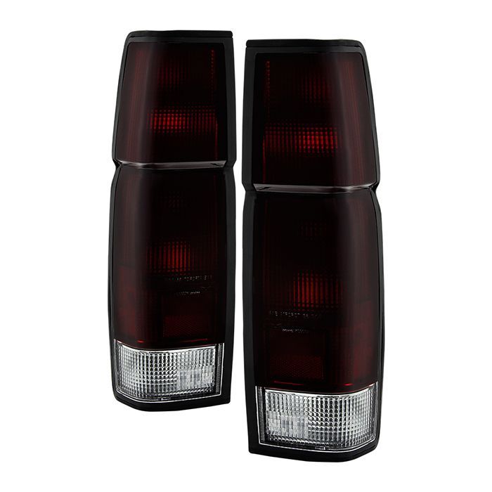 Spyder 86-97 Nissan Hardbody Pickup OEM Tail Lights - Red Smoke