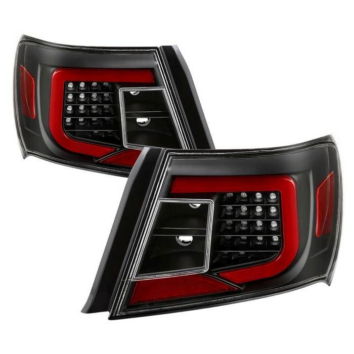 xTune Subaru Impreza WRX 08-14 LED Tail Lights - Black ALT-JH-SIWRX08-LBLED-BK