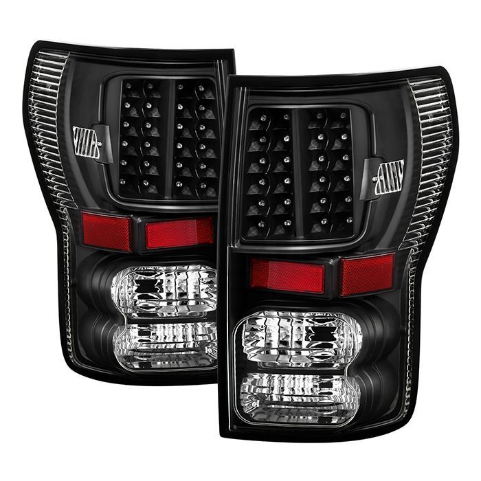 Xtune Toyota Tundra 07-13 LED Tail Lights Black ALT-JH-TTU07-LED-BK