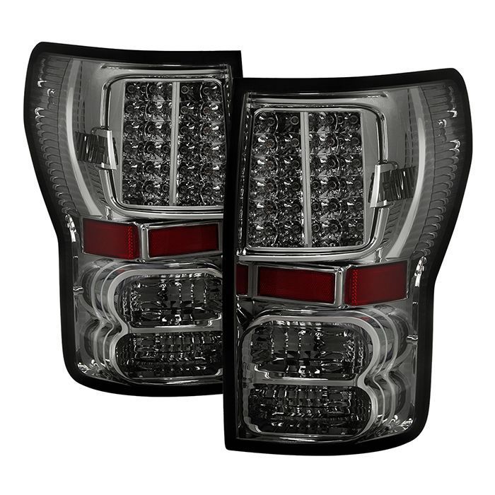 Xtune Toyota Tundra 07-13 LED Tail Lights Smoke ALT-JH-TTU07-LED-SM