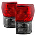 Xtune Toyota Tundra 2007-2013 OEM Style Tail Lights Red Smoked ALT-JH-TTU10-OE-RSM