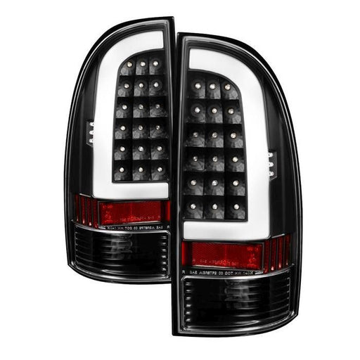 xTune Toyota Tacoma 05-15 Tail Lights - Light Bar LED - Black ALT-ON-TT05-LBLED-BK