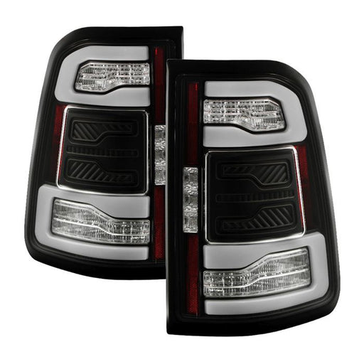 Spyder Apex 19-23 Dodge Ram 1500 (w/ Factory LED) LED Tail Light - Black (ALT-YD-DR19LEDT2-SEQ-BK)