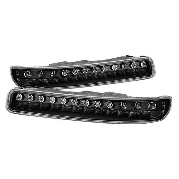 Xtune GMC Sierra 99-06 Full LED Bumper Lights Black CBL-JH-GS99-LED-BK