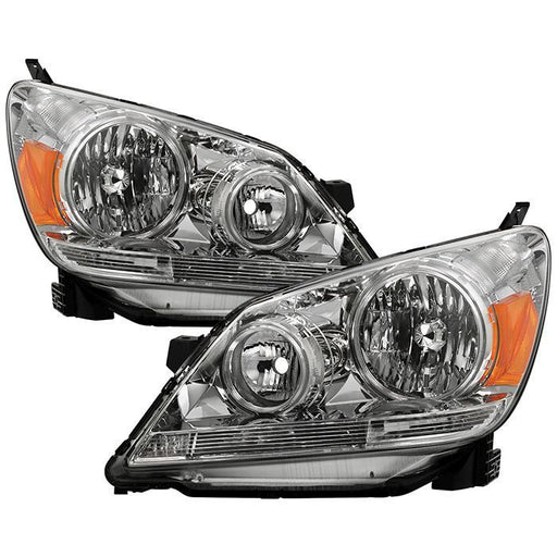 Xtunehonda Odyssey 05-07 Crystal Headlights Chrome HD-JH-HODY05-AM-C