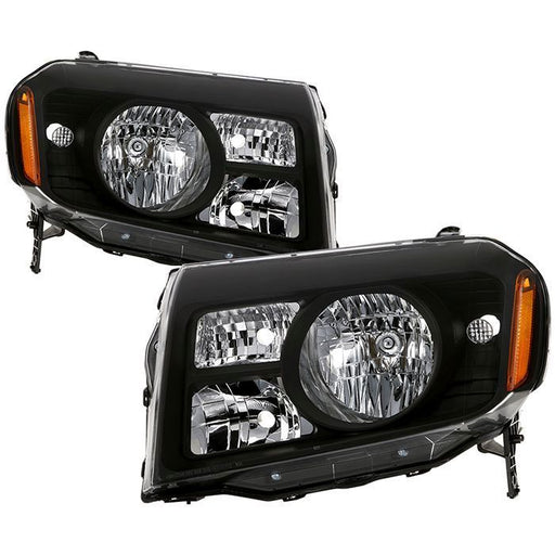 xTune Honda Pilot 2009-2011 OEM Style Headlights - Black HD-JH-HPIL09-AM-BK