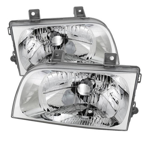 Xtune Kia Sportage 98-02 Crystal Headlights Chrome HD-JH-KIASP98-C