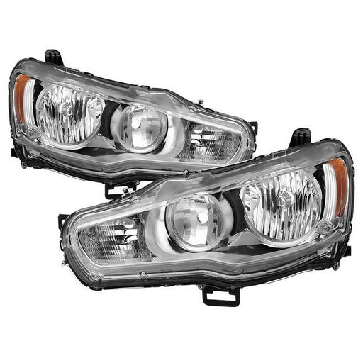 xTune Mitsubishi Lancer 08-15 OE Style Headlights - ALL Chrome HD-JH-ML08-AM-C