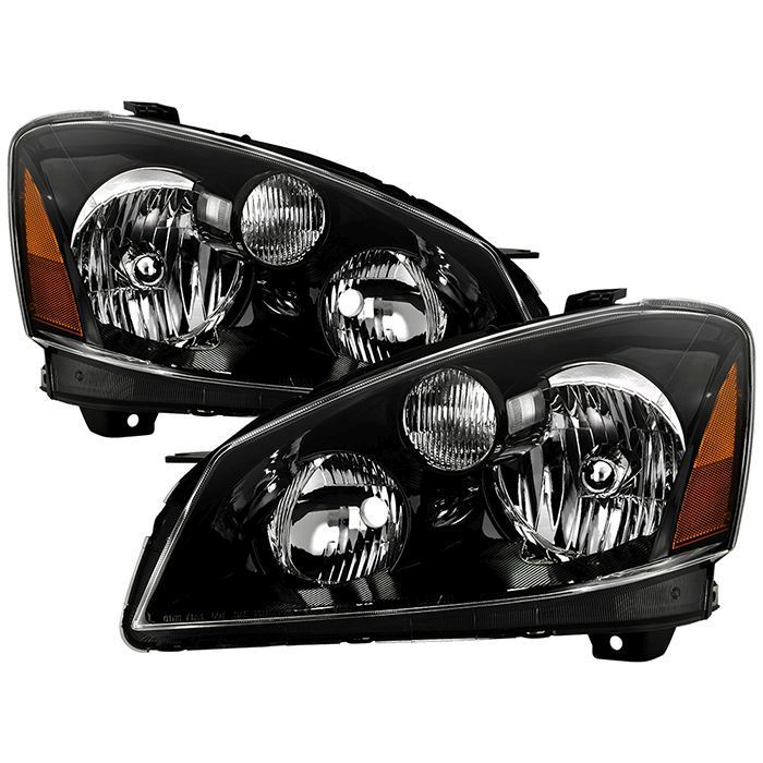 Xtune Nissan Altima 05-06 Halogen Model Only OEM Style Headlights Black HD-JH-NA05-OE-BK