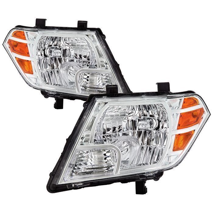 Xtune Nissan Frontier 09-16 OEM Style Headlights Chrome HD-JH-NF09-AM-C