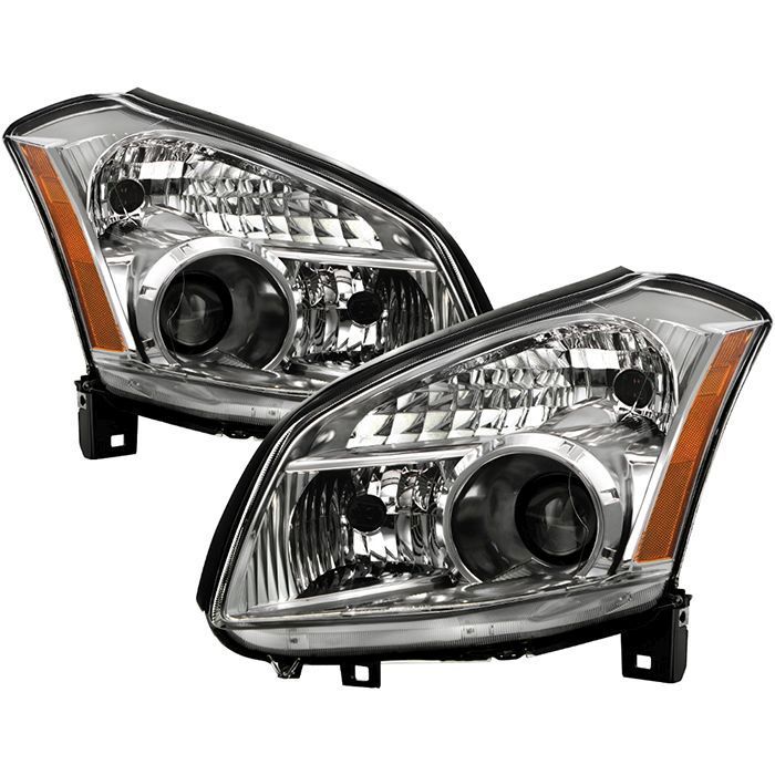 Xtune Nissan Maxima (Halogen Only) 07-08 Crystal Headlights Chrome HD-JH-NM07-AM-C